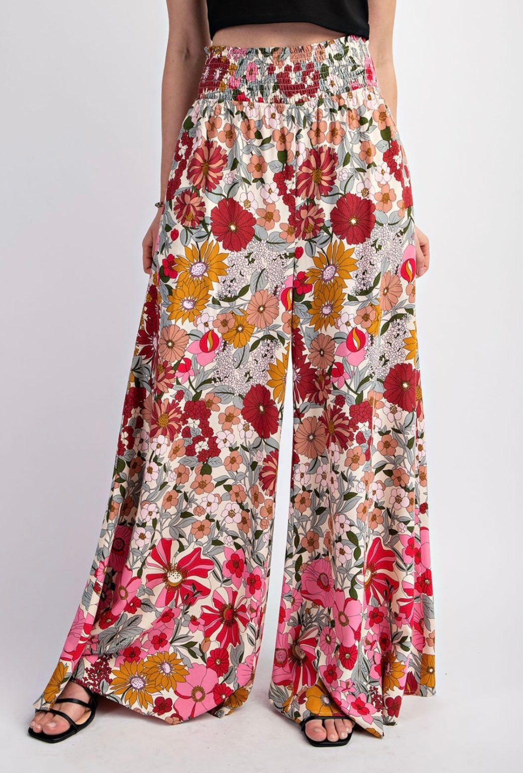 Floral Palazzo - Sparkling New Arrival! - Bella Boutique & Bellasbylola.com