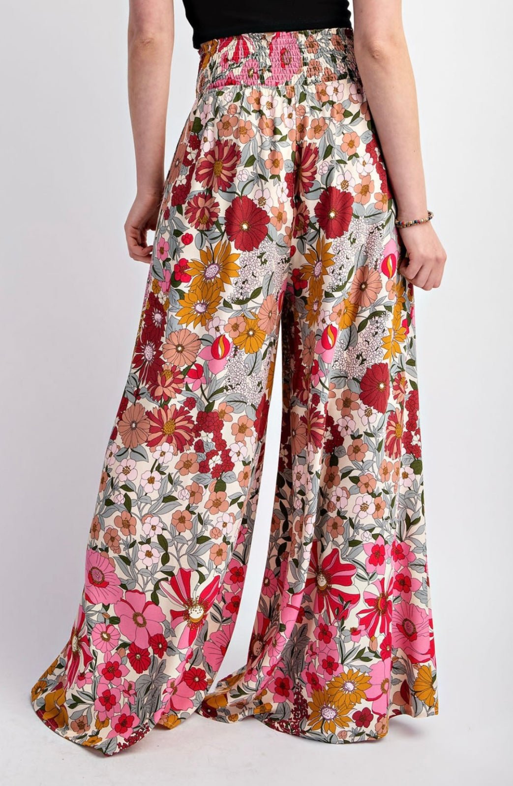 Floral Palazzo - Sparkling New Arrival! - Bella Boutique & Bellasbylola.com