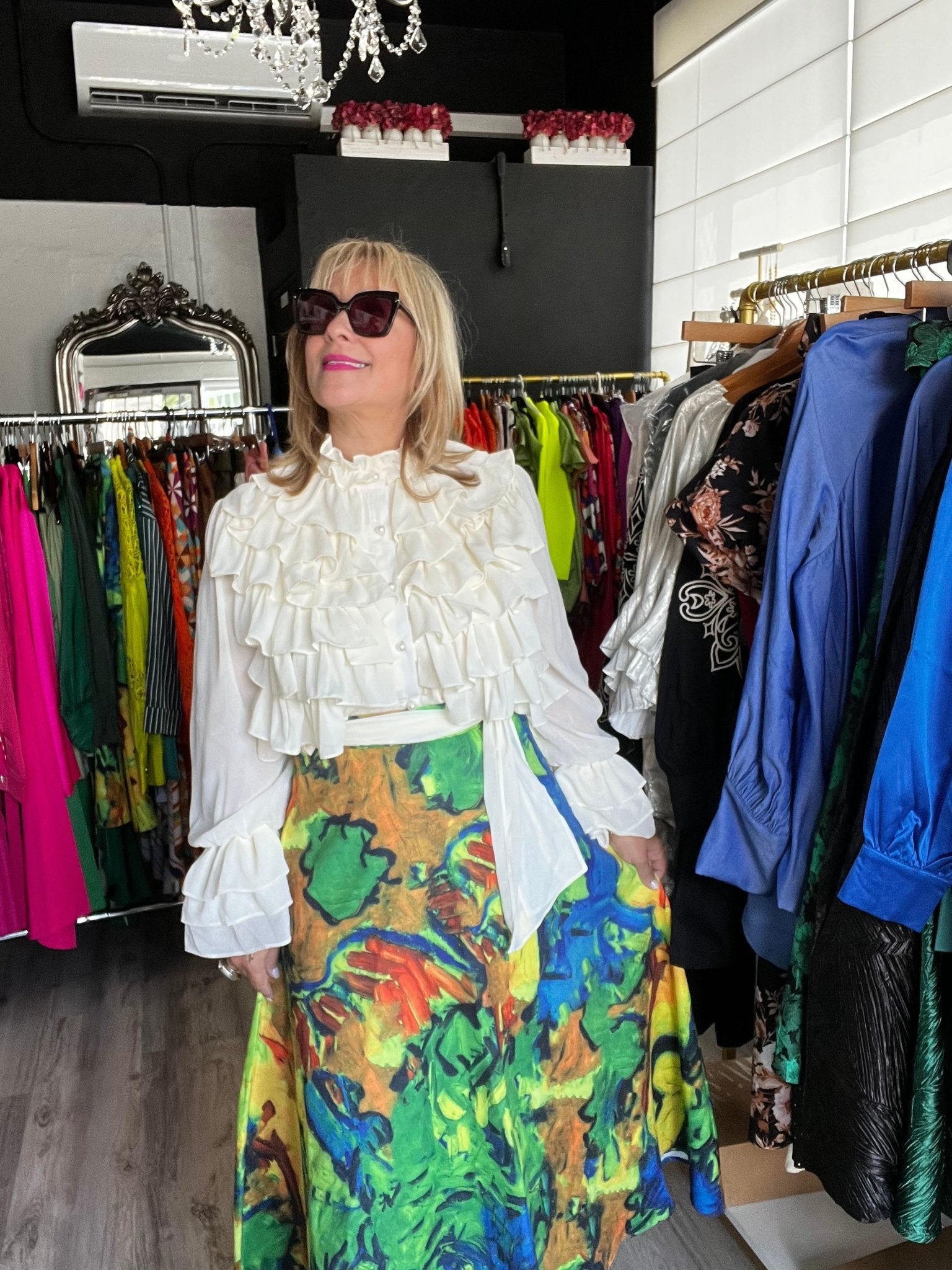 Full of Colors Skirt - Premium Clothing - Bella Boutique & Bellasbylola.com