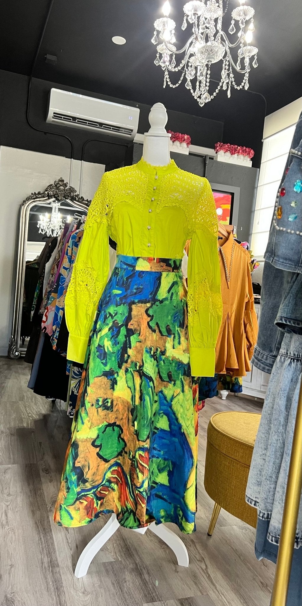 Full of Colors Skirt - Premium Clothing - Bella Boutique & Bellasbylola.com