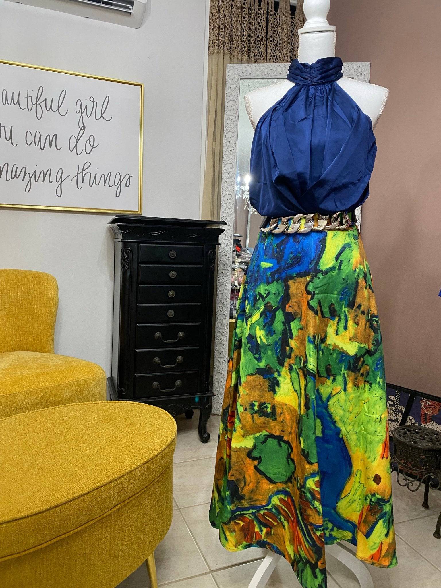 Full of Colors Skirt - Premium Clothing - Bella Boutique & Bellasbylola.com
