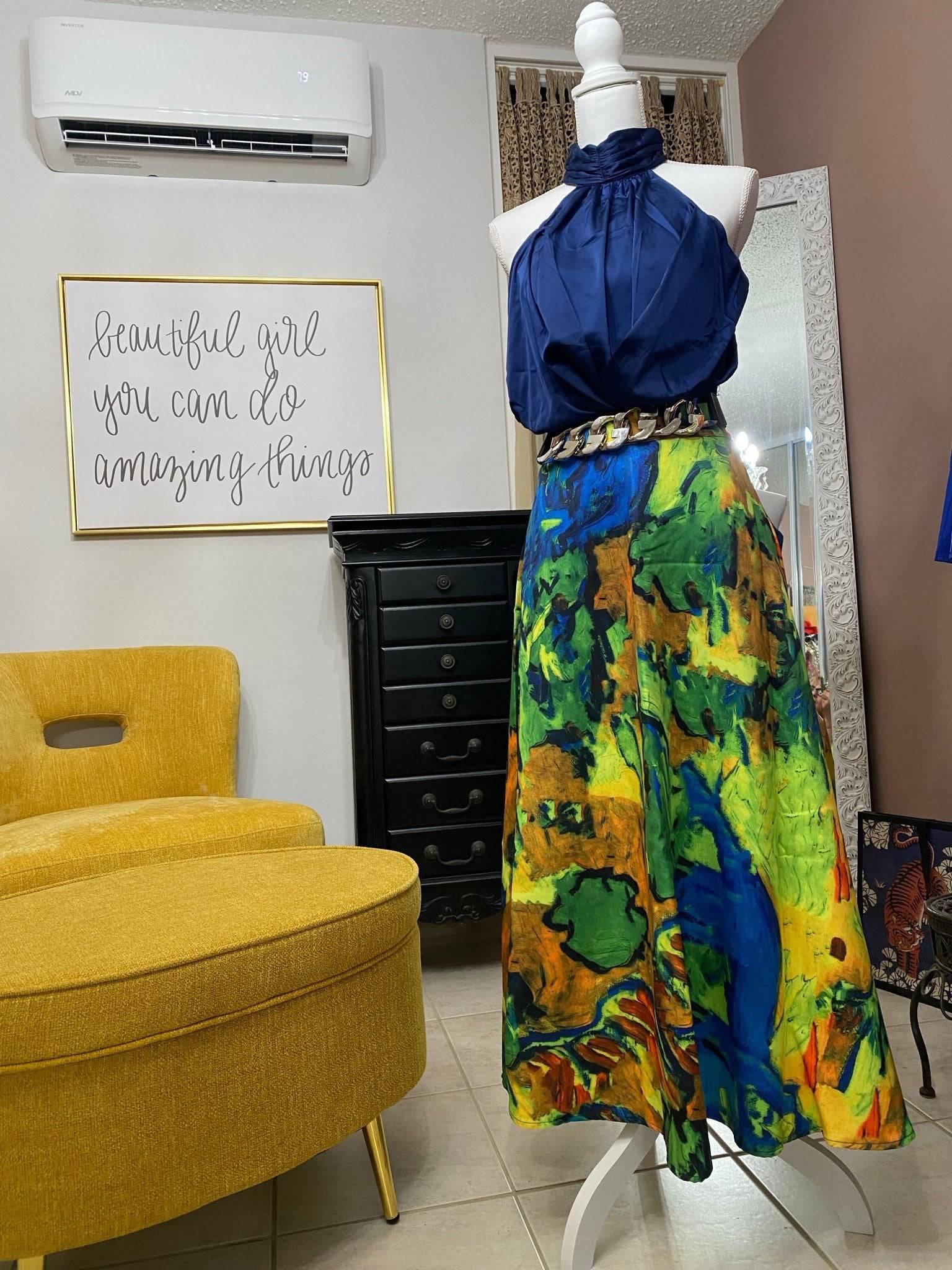 Full of Colors Skirt - Premium Clothing - Bella Boutique & Bellasbylola.com