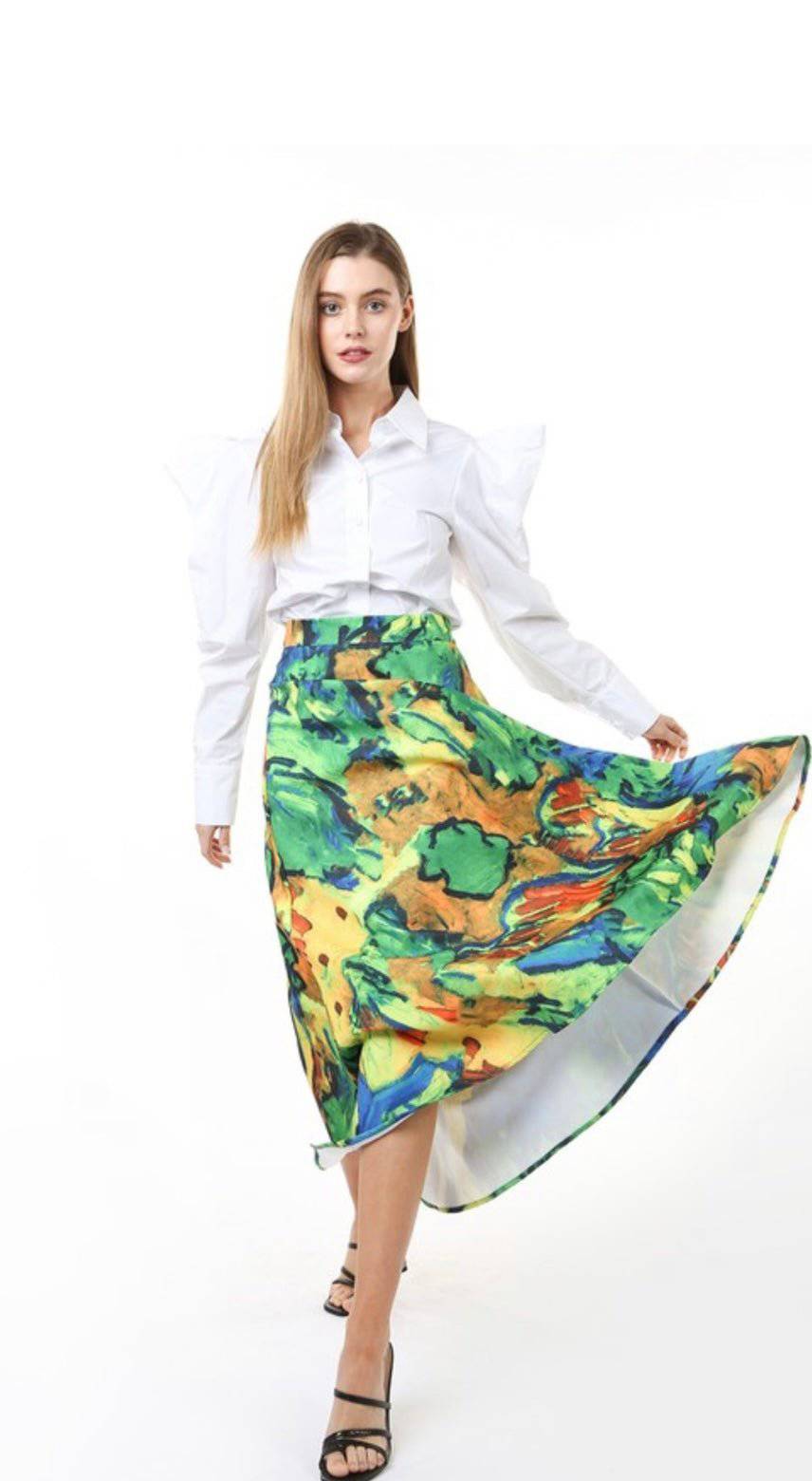 Full of Colors Skirt - Premium Clothing - Bella Boutique & Bellasbylola.com