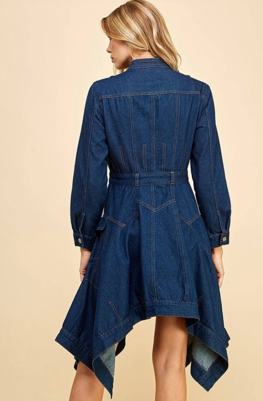 Chic Gem Asymmetrical Mini Dress - Bella Boutique & Bellasbylola.com