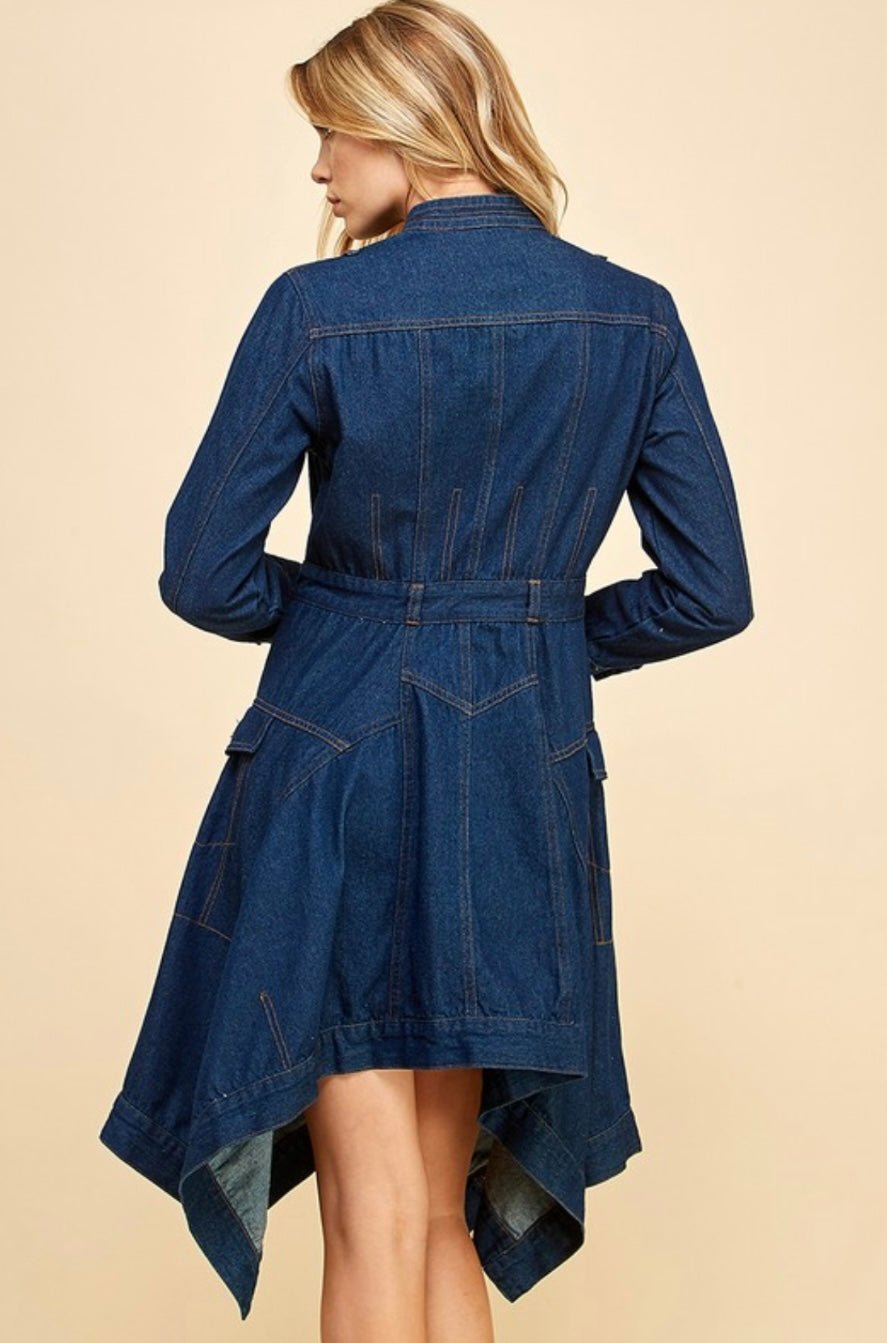 Chic Gem Asymmetrical Mini Dress - Bella Boutique & Bellasbylola.com