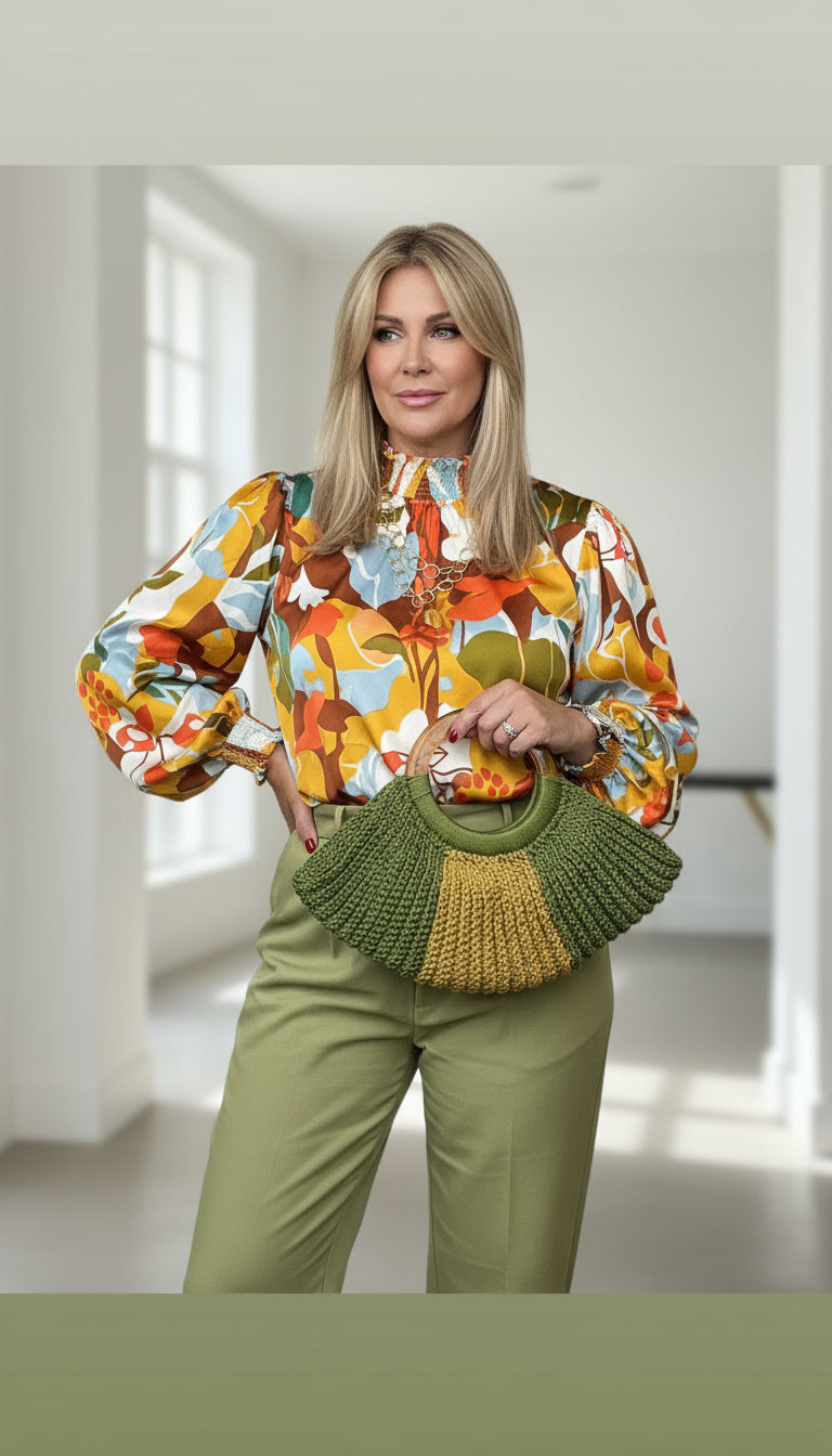 Vintage Crochet Bag - Handmade - Bella Boutique & Bellasbylola.com