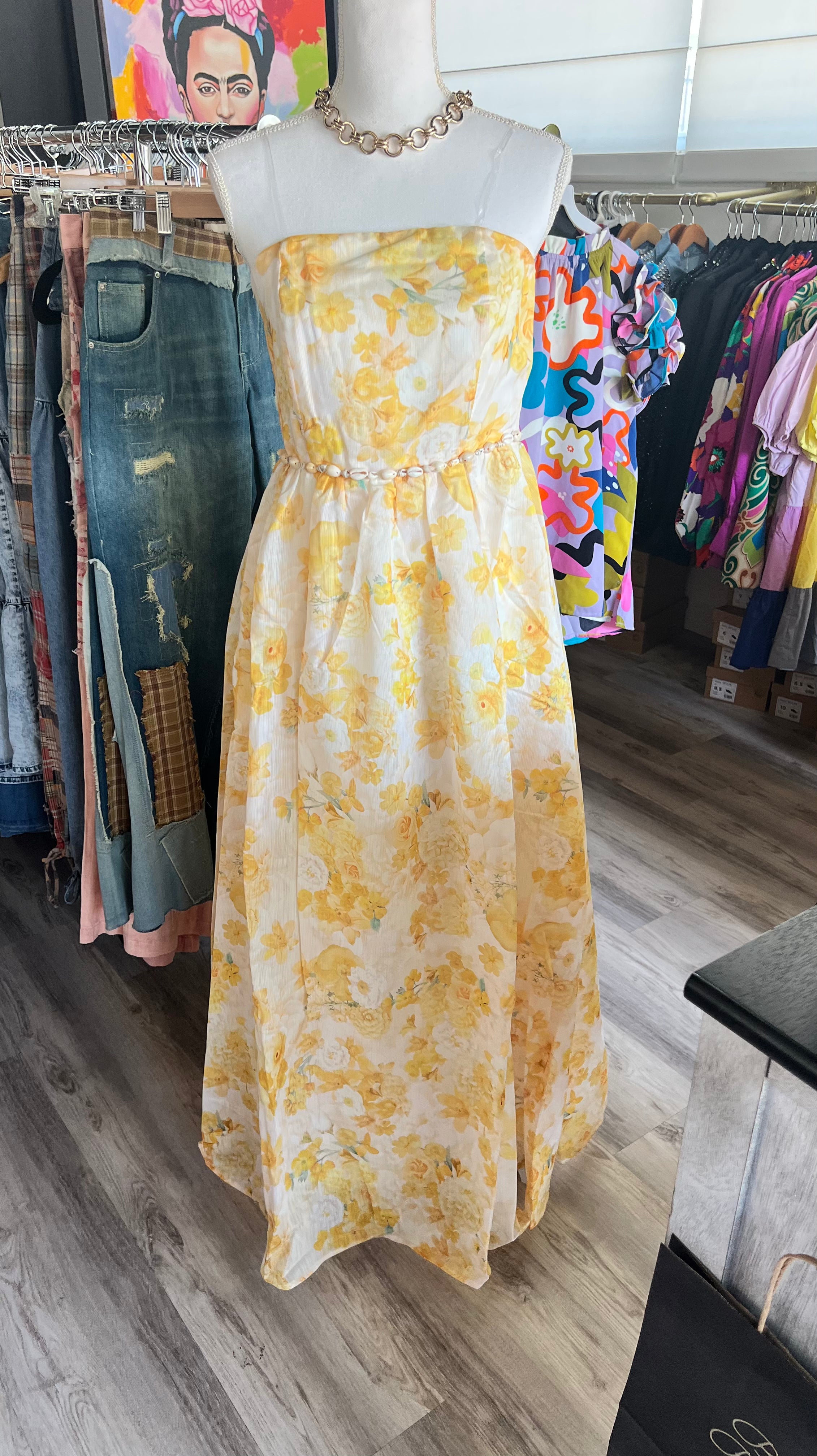 Beautiful Yellow Dress - Bellasbylola.com