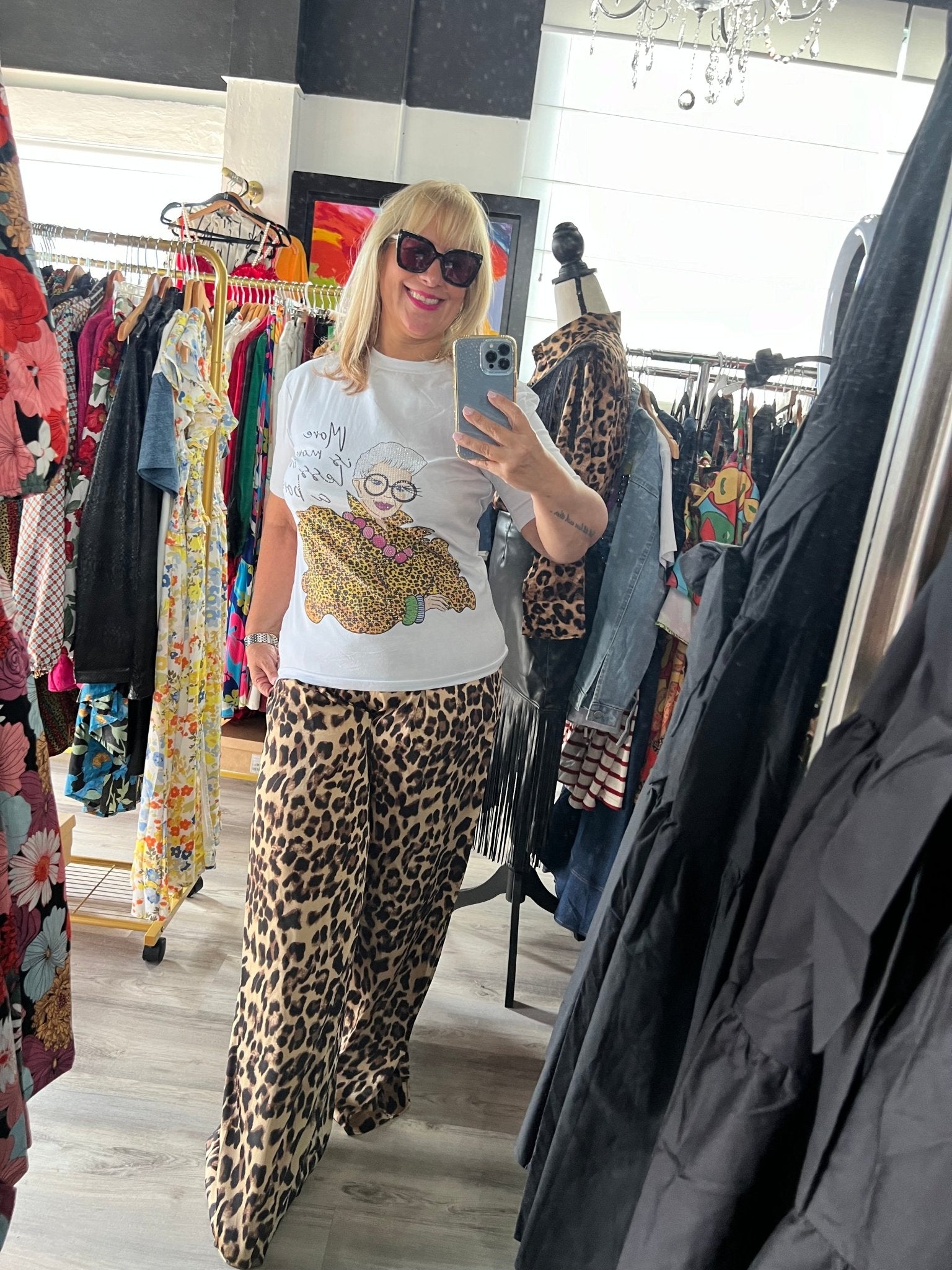 Iris Fashion T-shirt - More is more 🤣 - Bella Boutique & Bellasbylola.com