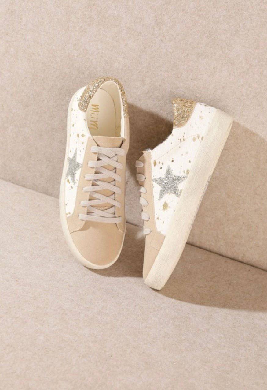 Beige Sneakers by JOANN - Everyday Essentials - Bella Boutique & Bellasbylola.com