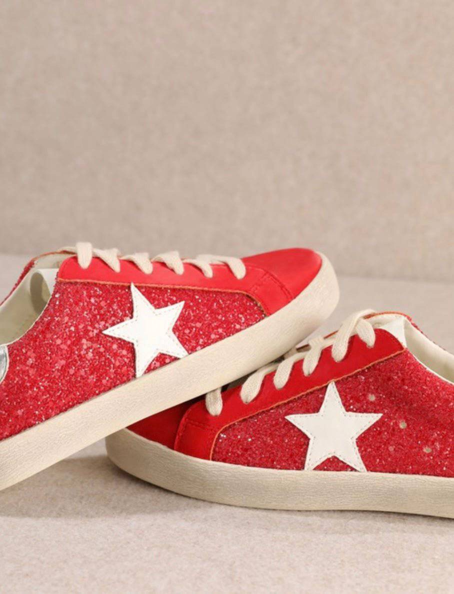 JOANN RED SNEAKERS - Bella Boutique & Bellasbylola.com