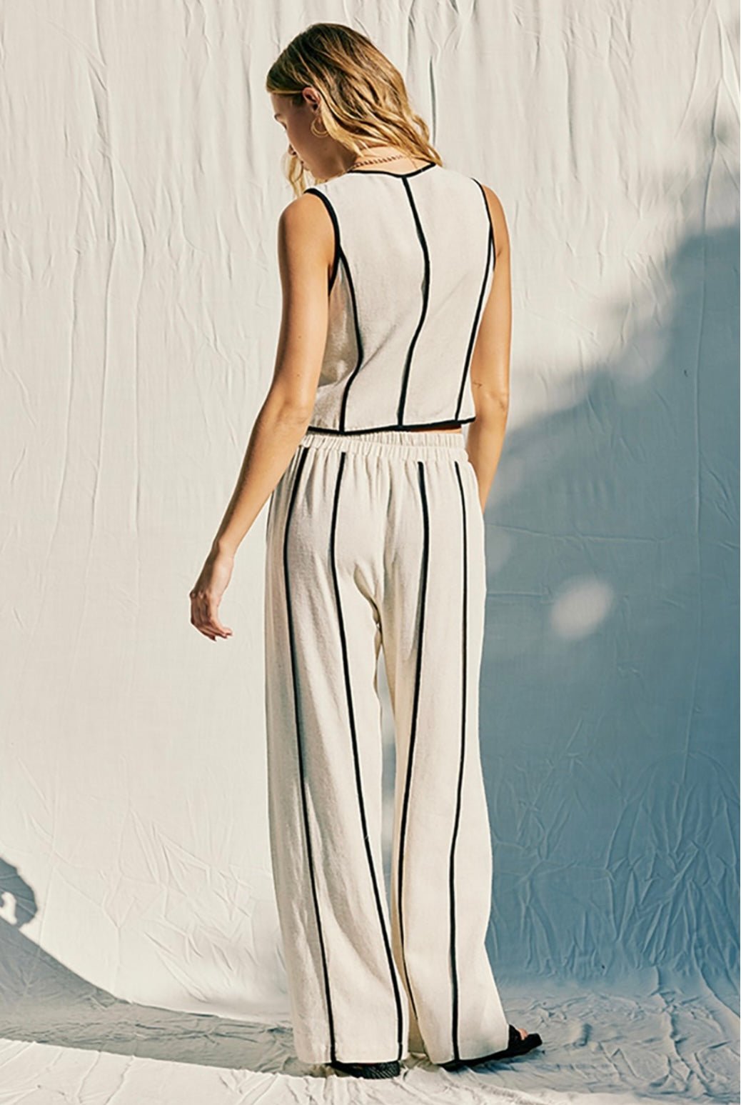 Flowy Rayon Linen Top & Pants Set ✨ True to Size - Bella Boutique & Bellasbylola.com