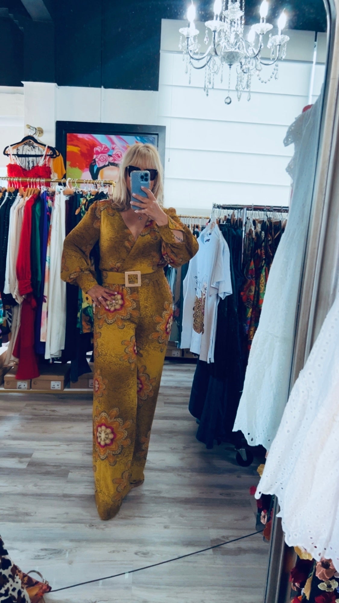 Mustard Jumpsuit - True to size - Bella Boutique & Bellasbylola.com