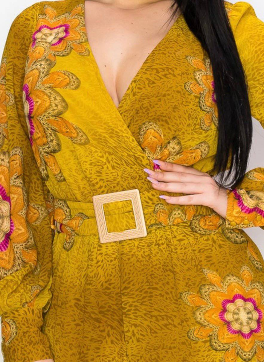 Mustard Jumpsuit - True to size - Bella Boutique & Bellasbylola.com