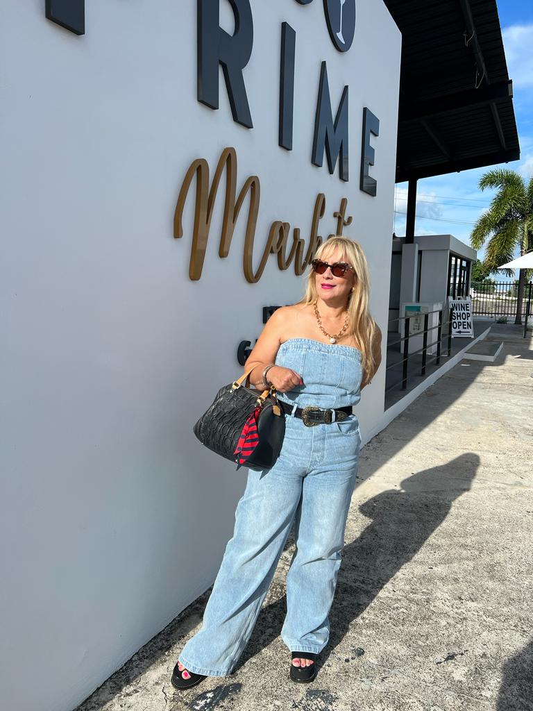 Ohana Denim Tube Wide Leg Overall - Bella Boutique & Bellasbylola.com