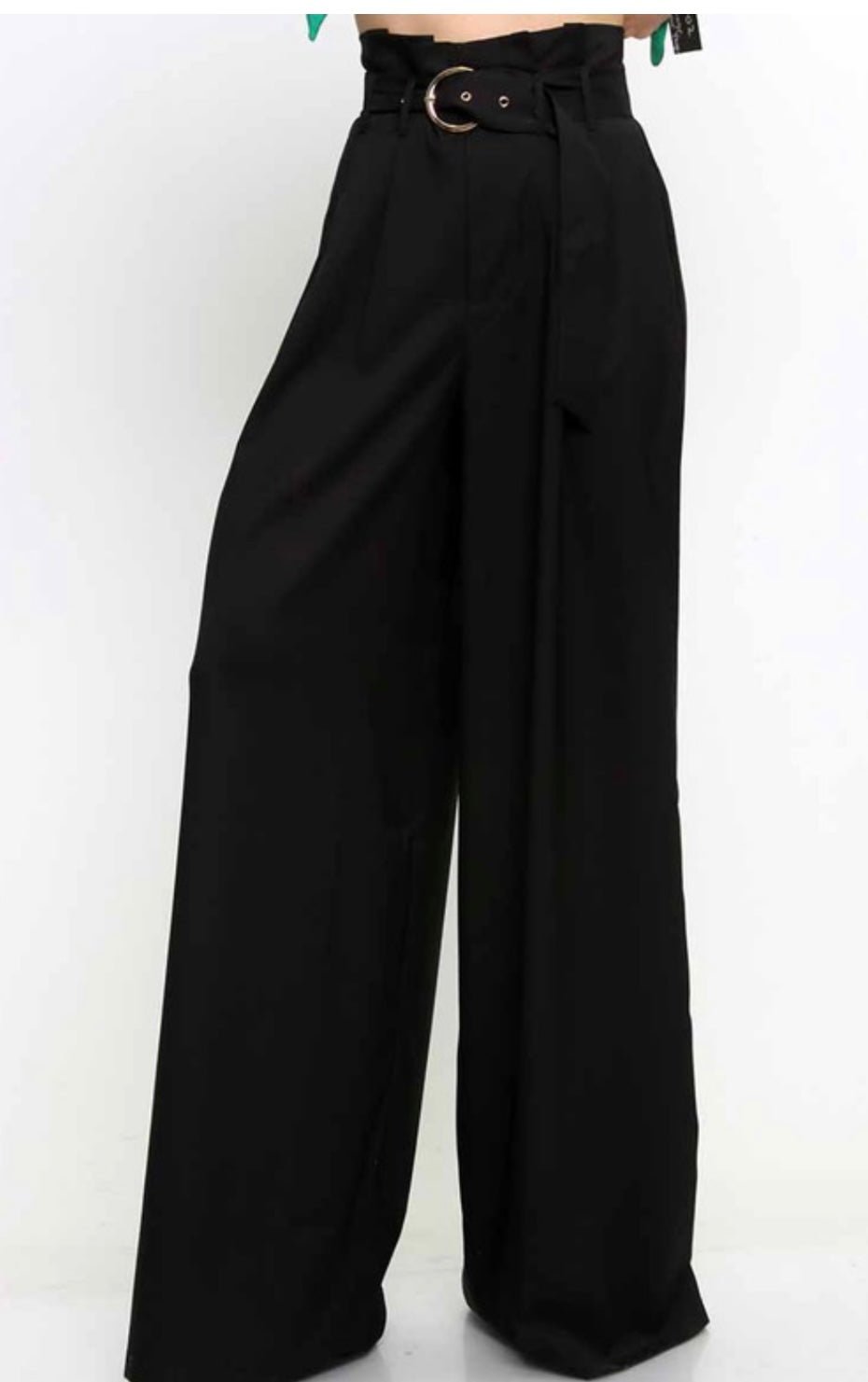 Olive Paperbag Maxi Palazzo Pants - Bella Boutique & Bellasbylola.com