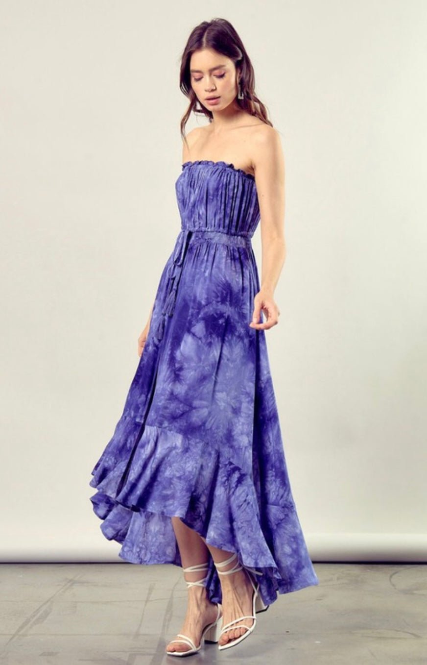 Dreamy Purple Asymmetrical Hi-Low Dress - Bella Boutique & Bellasbylola.com