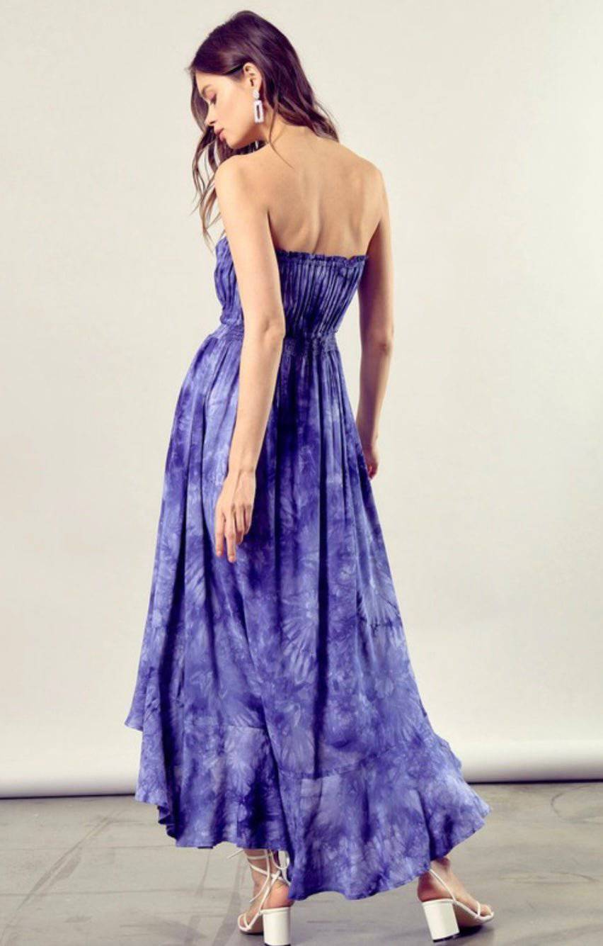 Dreamy Purple Asymmetrical Hi-Low Dress - Bella Boutique & Bellasbylola.com