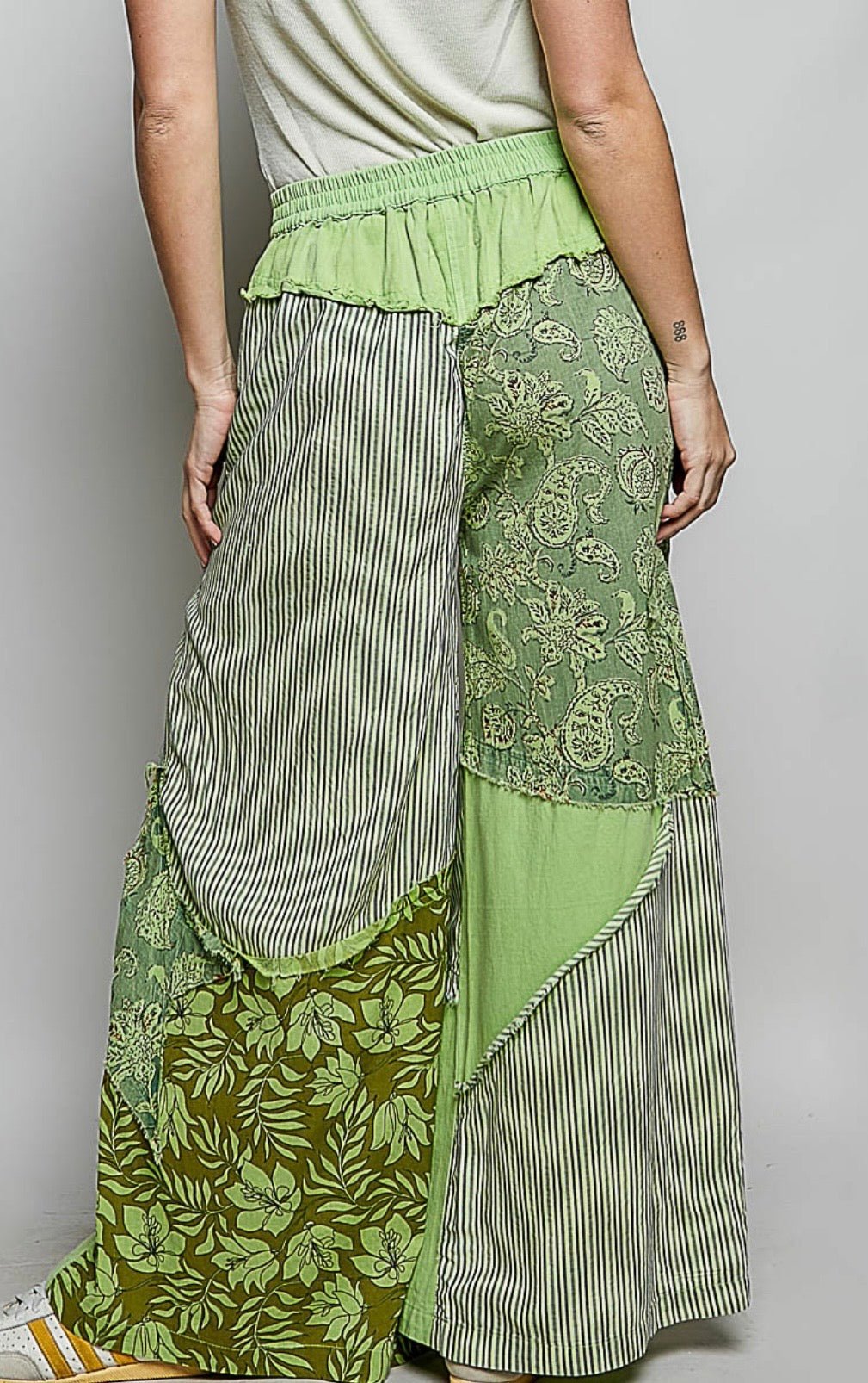 Patchwork Star & Stripes One of a kind Pants - Bella Boutique & Bellasbylola.com