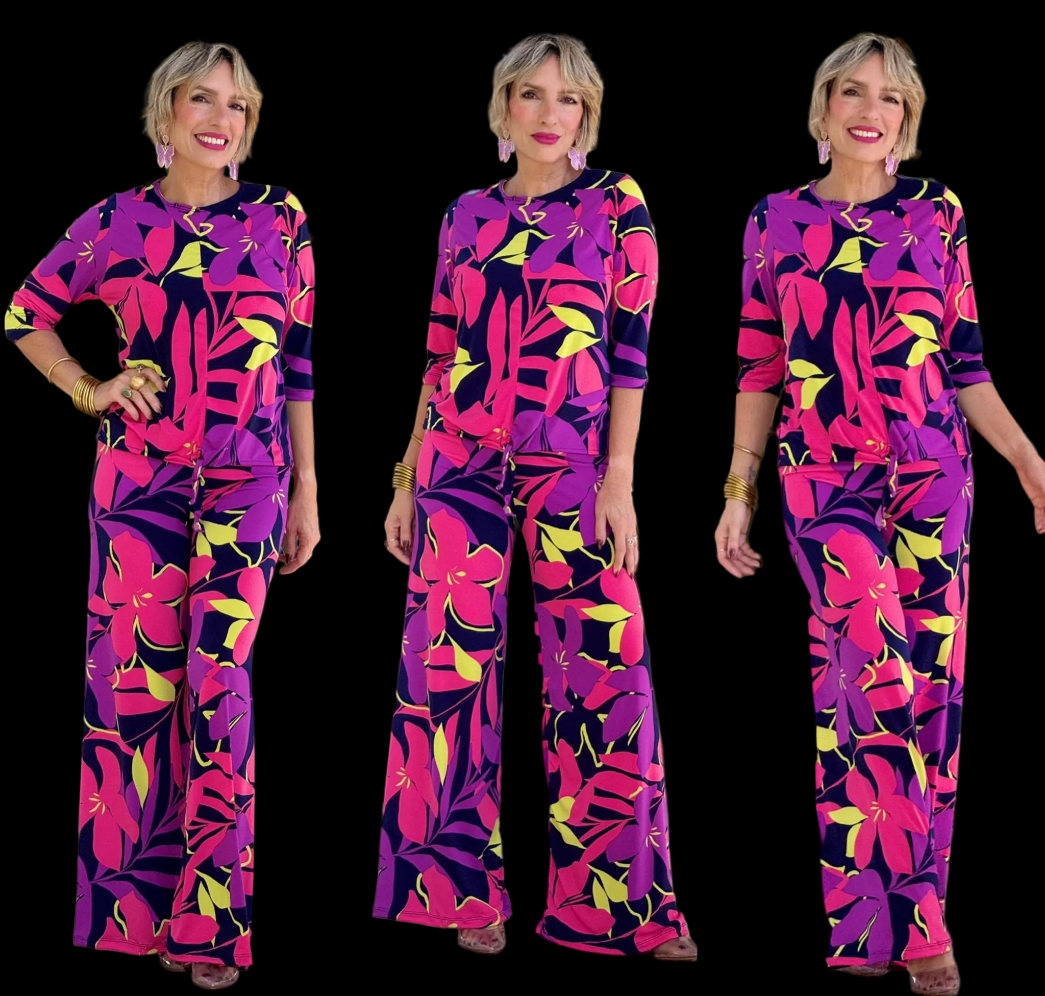 Pia Colors Palazzo Set - NEW🌟. BY DESIGNER PIA COLORS 🌺 / New✨ - Bella Boutique & Bellasbylola.com