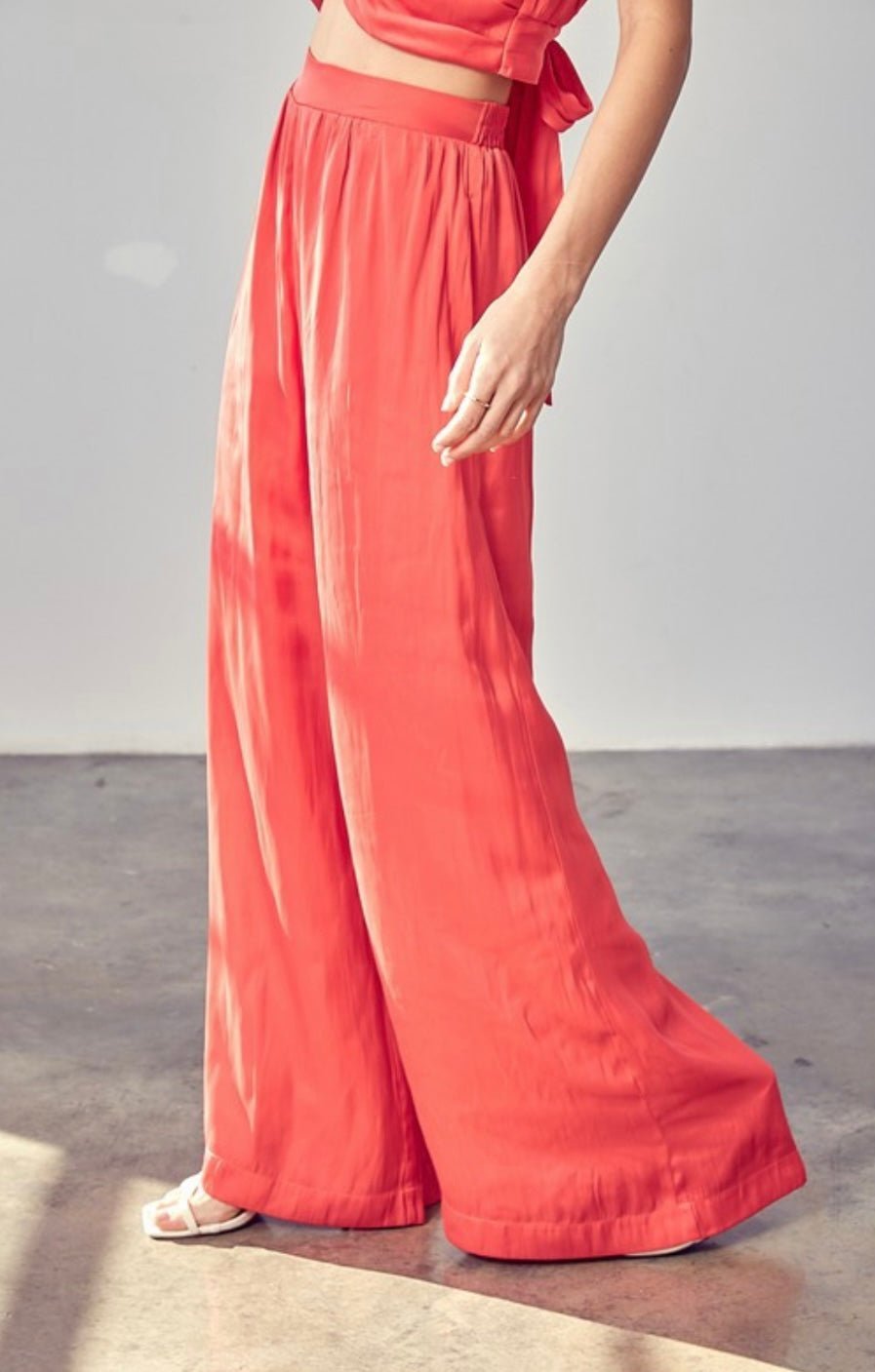 Pink Punch One Shoulder Satin Tunic - Bella Boutique & Bellasbylola.com