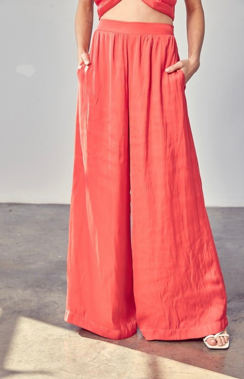 Pink Punch One Shoulder Satin Tunic - Bella Boutique & Bellasbylola.com
