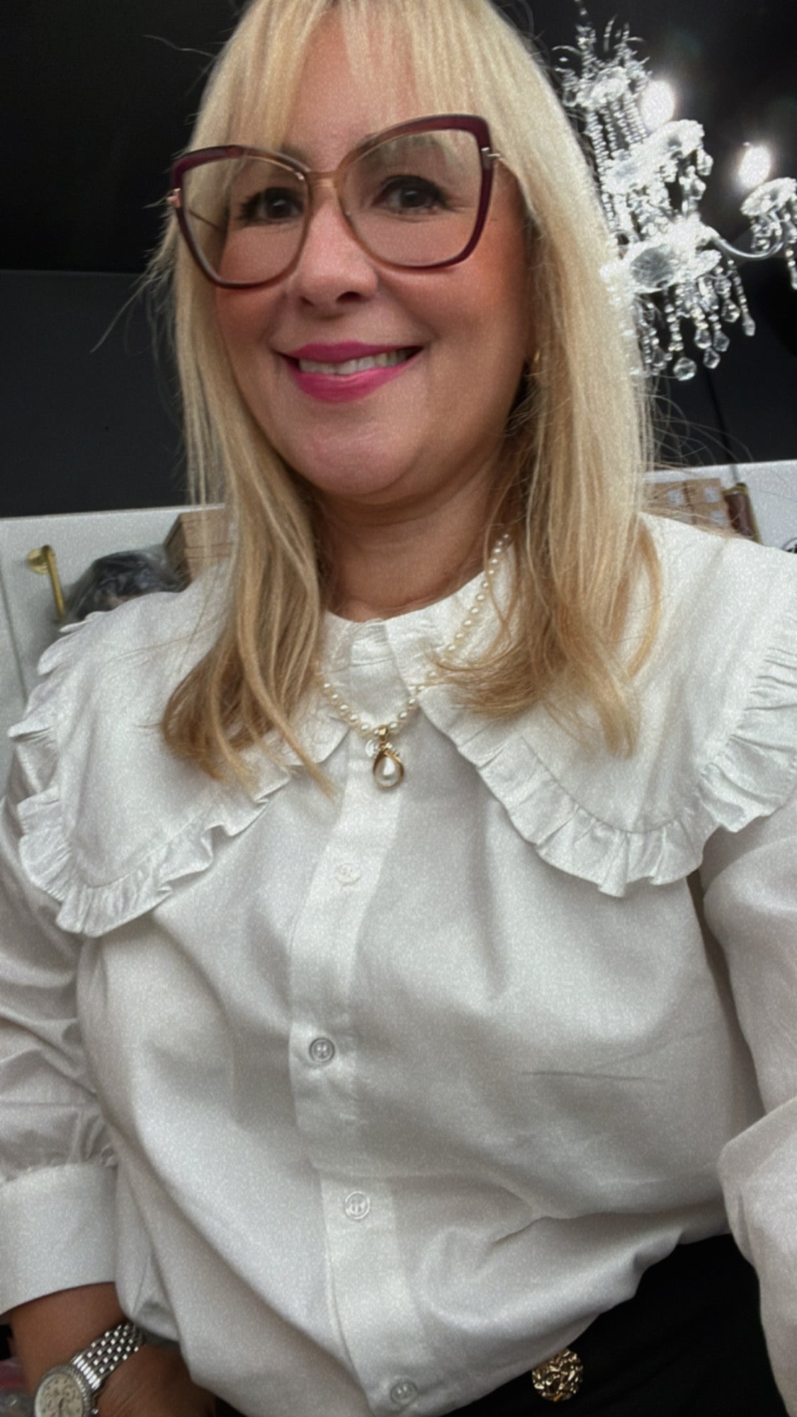 Poplin Oversized Collar Button Up Shirt - Bella Boutique & Bellasbylola.com