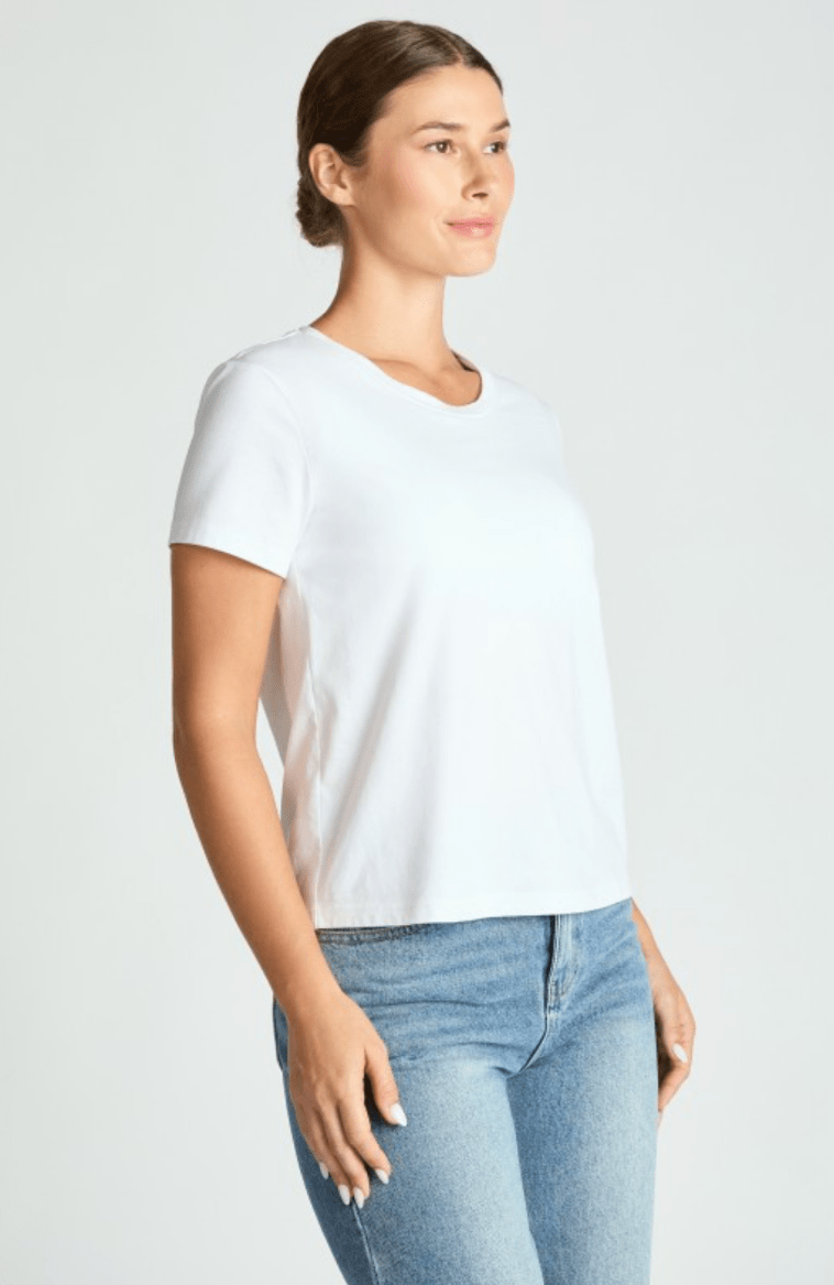 Premium 100% Cotton Short Sleeve Bra Top - Bella Boutique & Bellasbylola.com