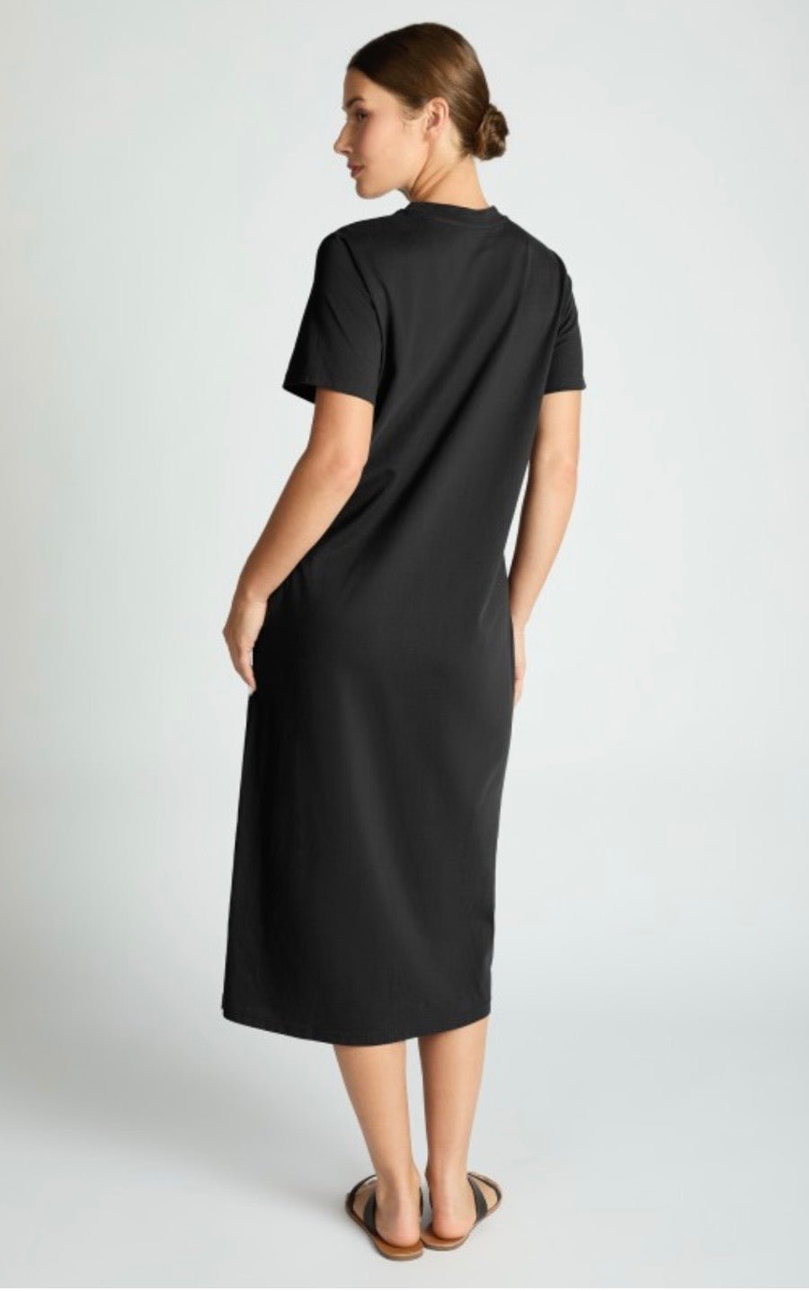 Premium Cotton T-shirt Midi Dress - Bella Boutique & Bellasbylola.com