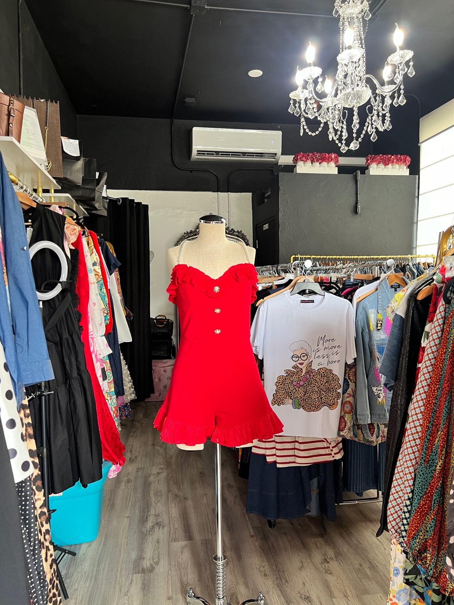 Red Apple Romper: Elegant Mini Jumpsuit for Special Occasions - Bella Boutique & Bellasbylola.com