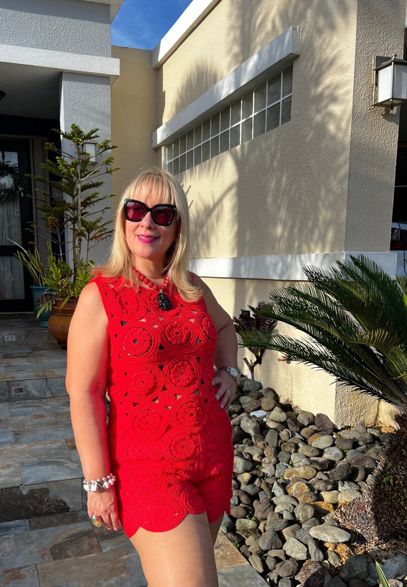 Boho Chic Crochet Top & Shorts Set - Bella Boutique & Bellasbylola.com