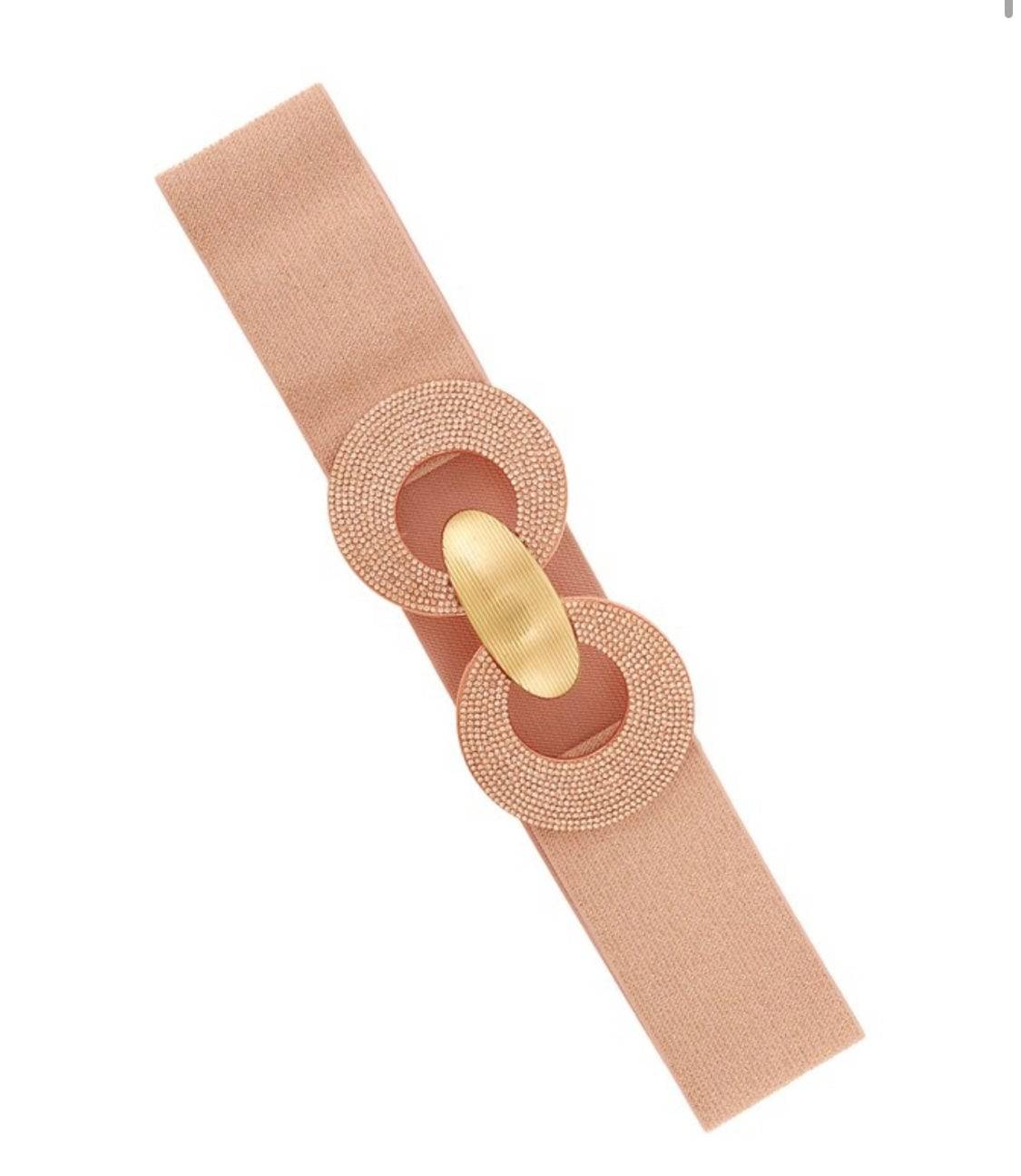 Luxury Rhinestone Double Circle Fashion Belt - Bella Boutique & Bellasbylola.com