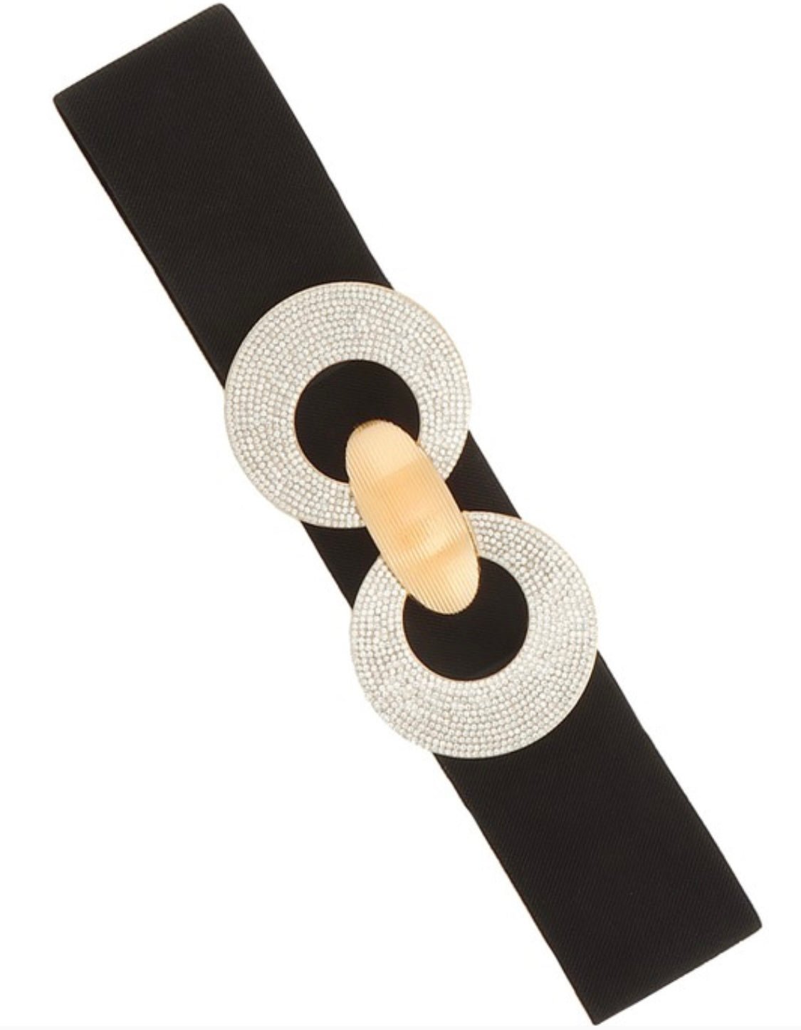 Luxury Rhinestone Double Circle Fashion Belt - Bella Boutique & Bellasbylola.com