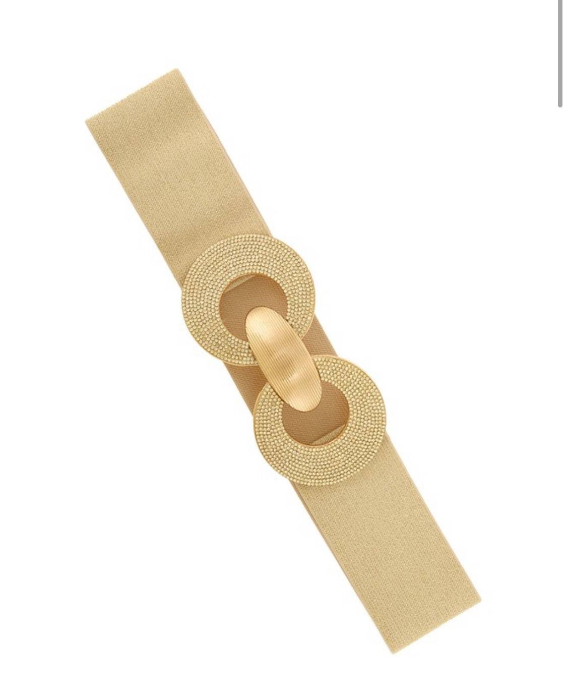 Luxury Rhinestone Double Circle Fashion Belt - Bella Boutique & Bellasbylola.com