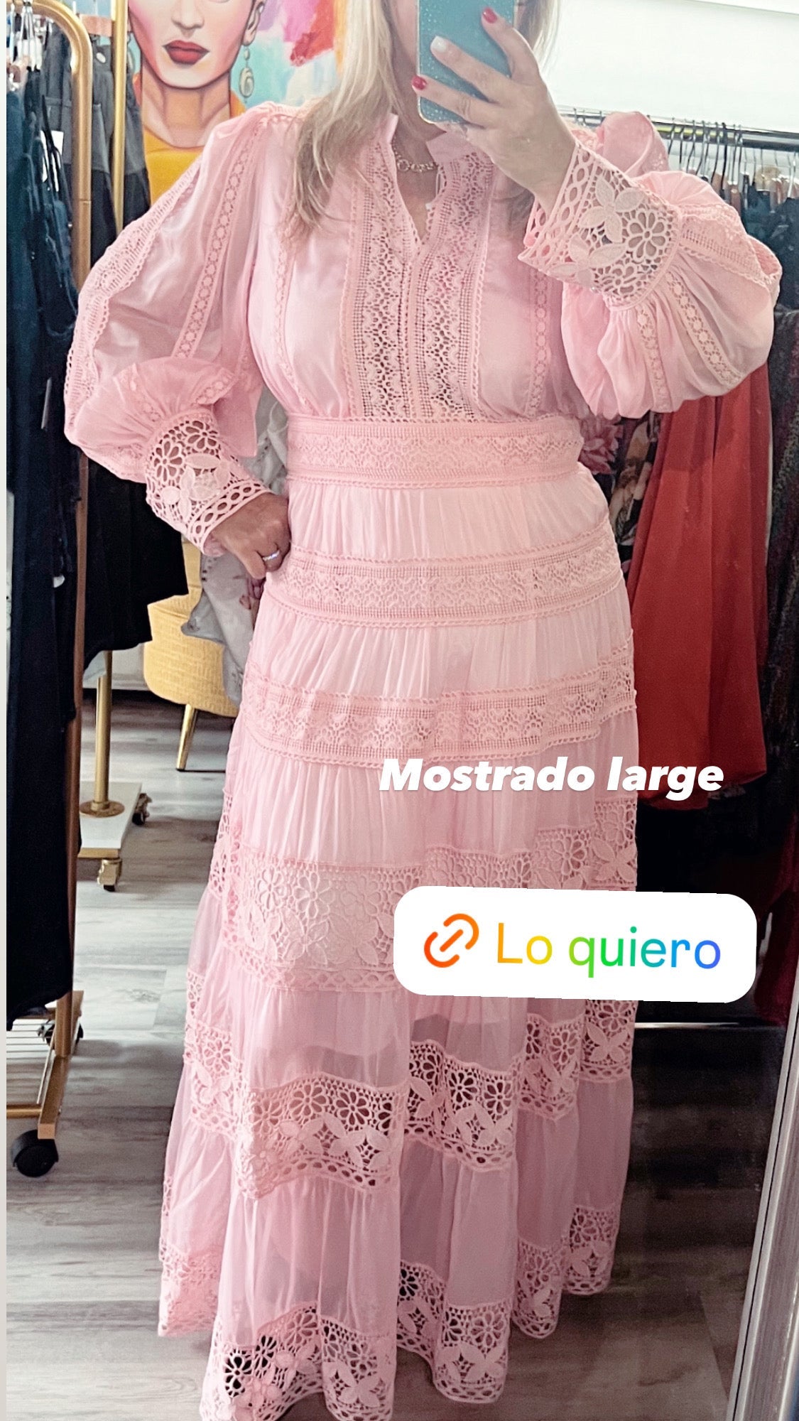 Rosa Lace Maxi Dress - New ✨✨ - Tax Included - Bella Boutique & Bellasbylola.com