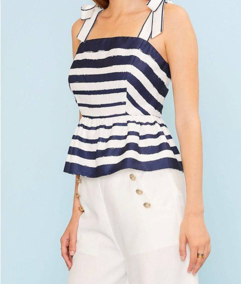 Sailor Blue & White Ruffle (SET) - Bella Boutique & Bellasbylola.com