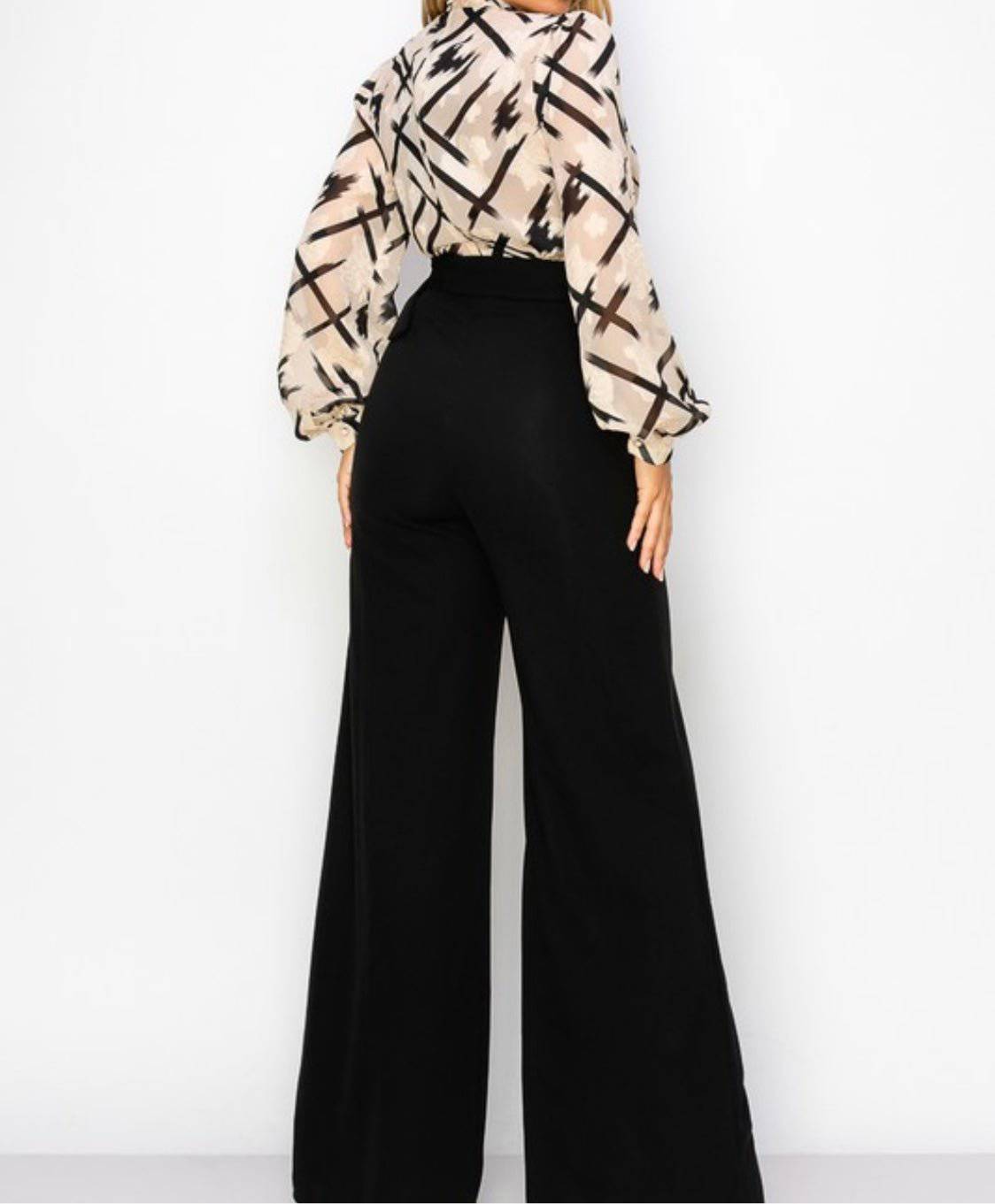 Taupe Long Sleeve Jumpsuit - Bella Boutique & Bellasbylola.com