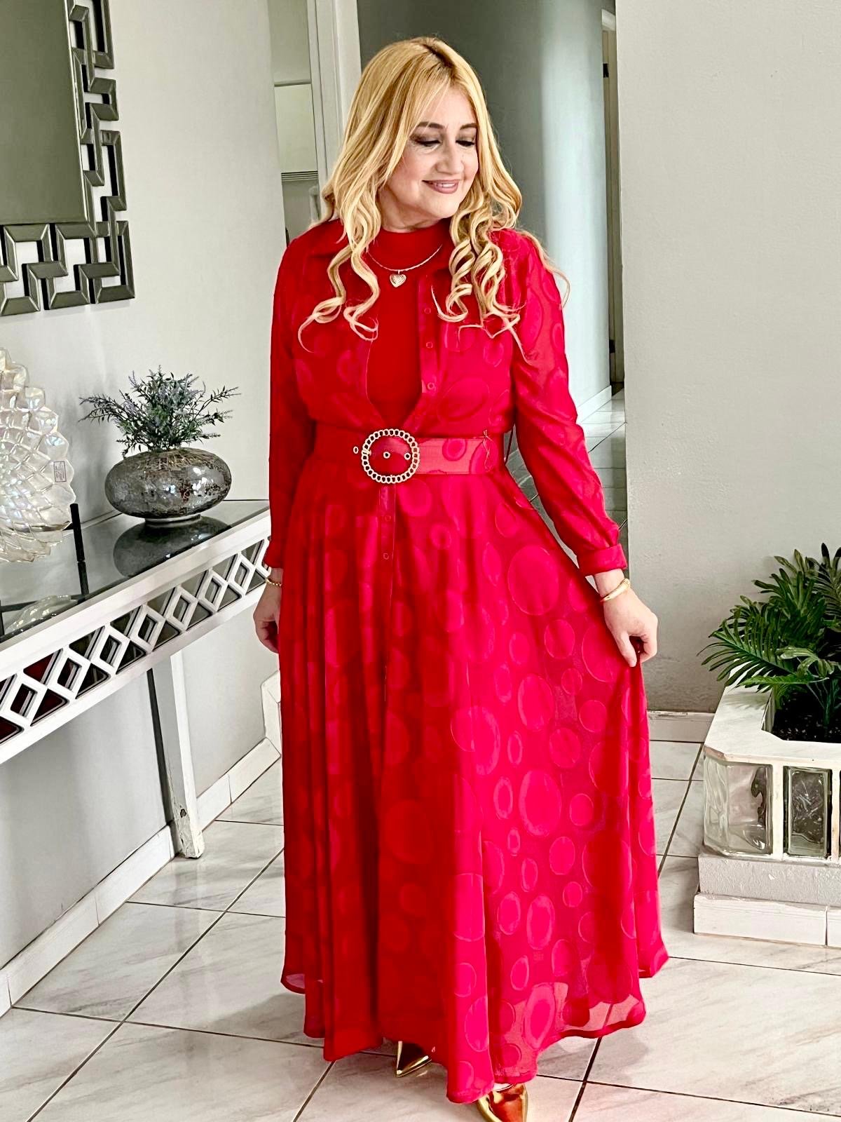 The Red Maxi Dress - Bella Boutique & Bellasbylola.com