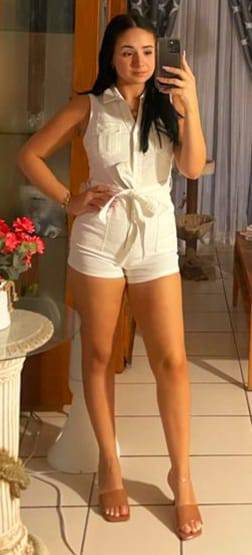 White Denim Romper Junior Size - Bella Boutique & Bellasbylola.com