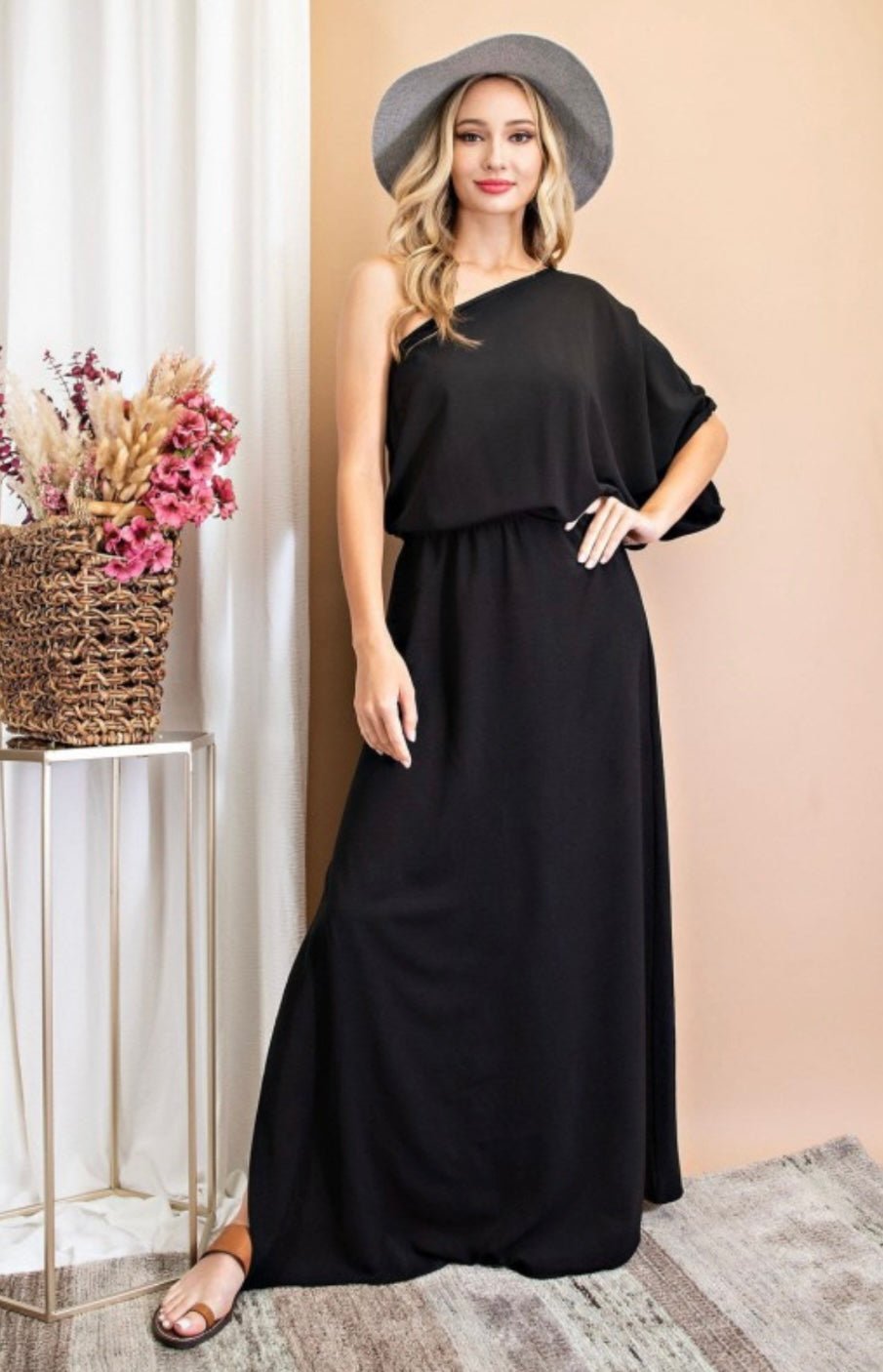 Abigail One shoulder tunic dress - Bella Boutique & Bellasbylola.com