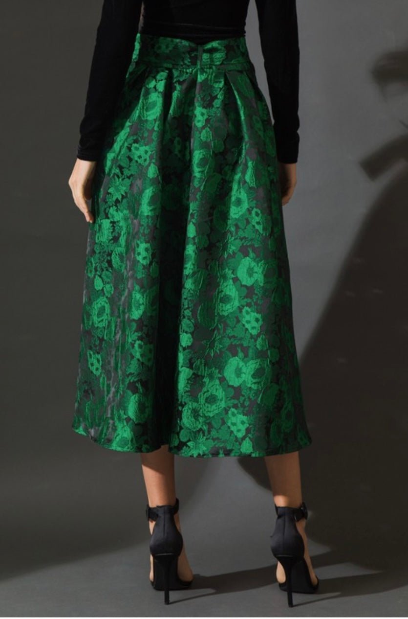 Jacquard Alexa Skirt - Elegant and Stylish - Bella Boutique & Bellasbylola.com