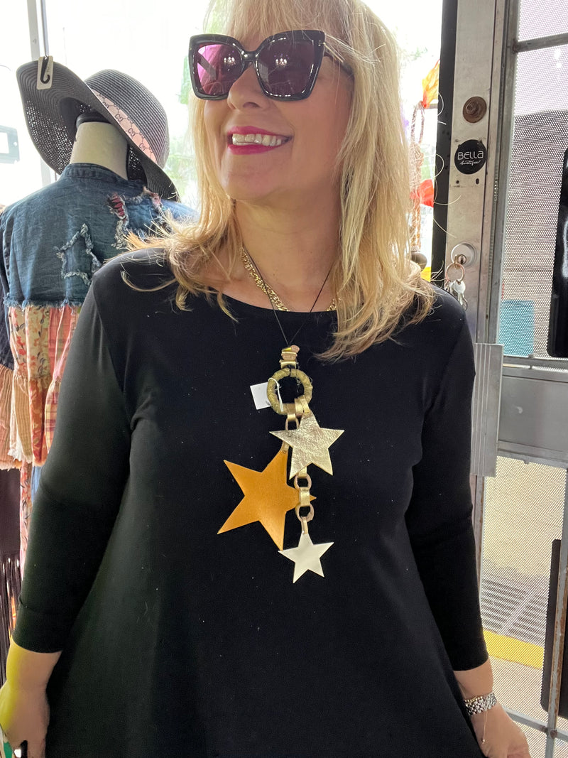 Collar Colgante con Estrella  Artesana Arlene Díaz 🇵🇷