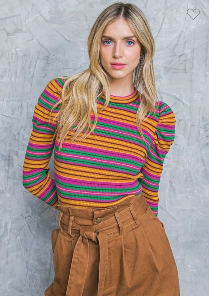 Stripes Sweater - Bellasbylola.com