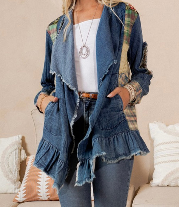 Bohemian Denim Kimono