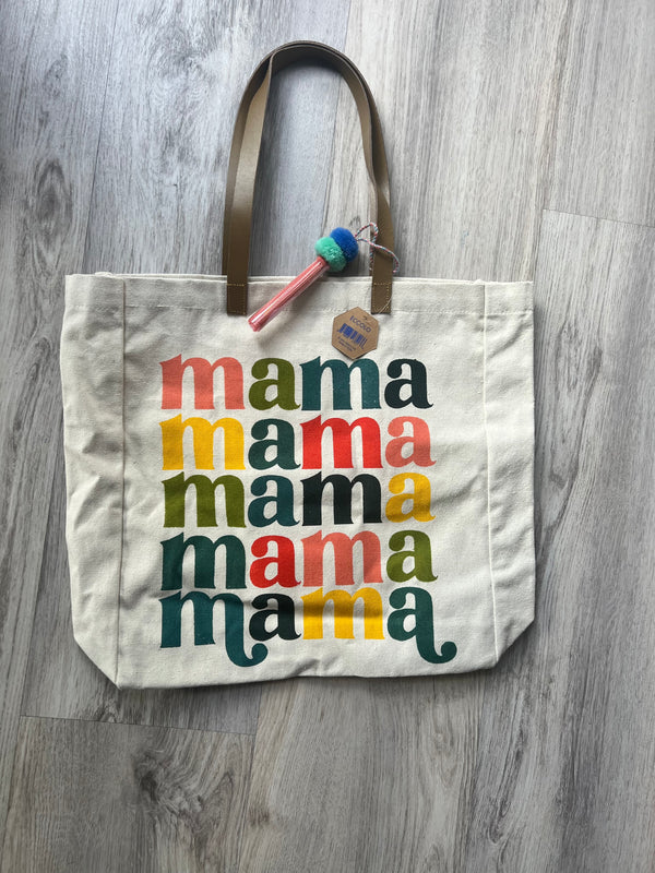 Mama Canva Bag - Bella Boutique & Bellasbylola.com