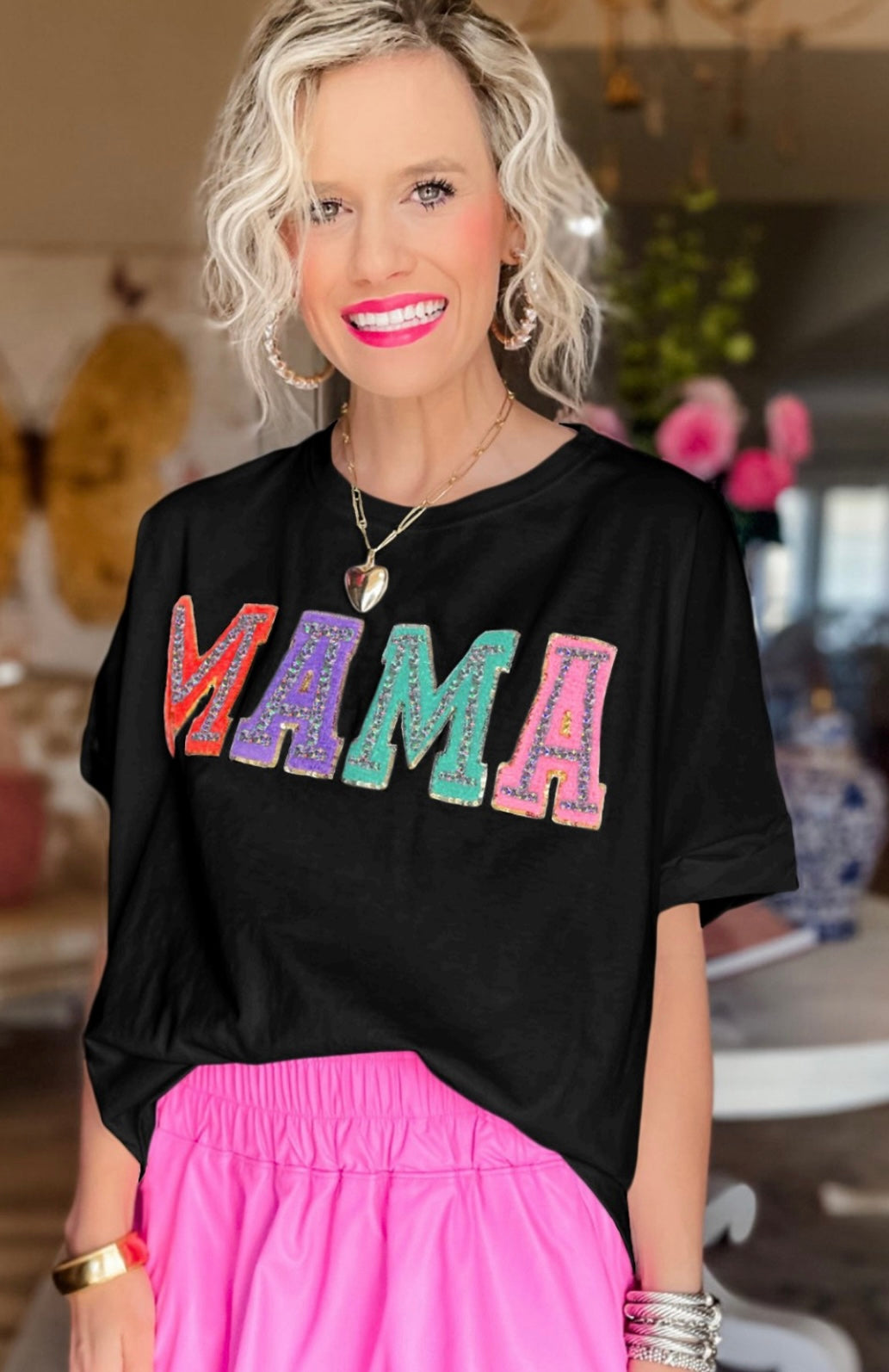 Black  Mama Tunic from Small thru 2XL-New ✨ - Bella Boutique & Bellasbylola.com