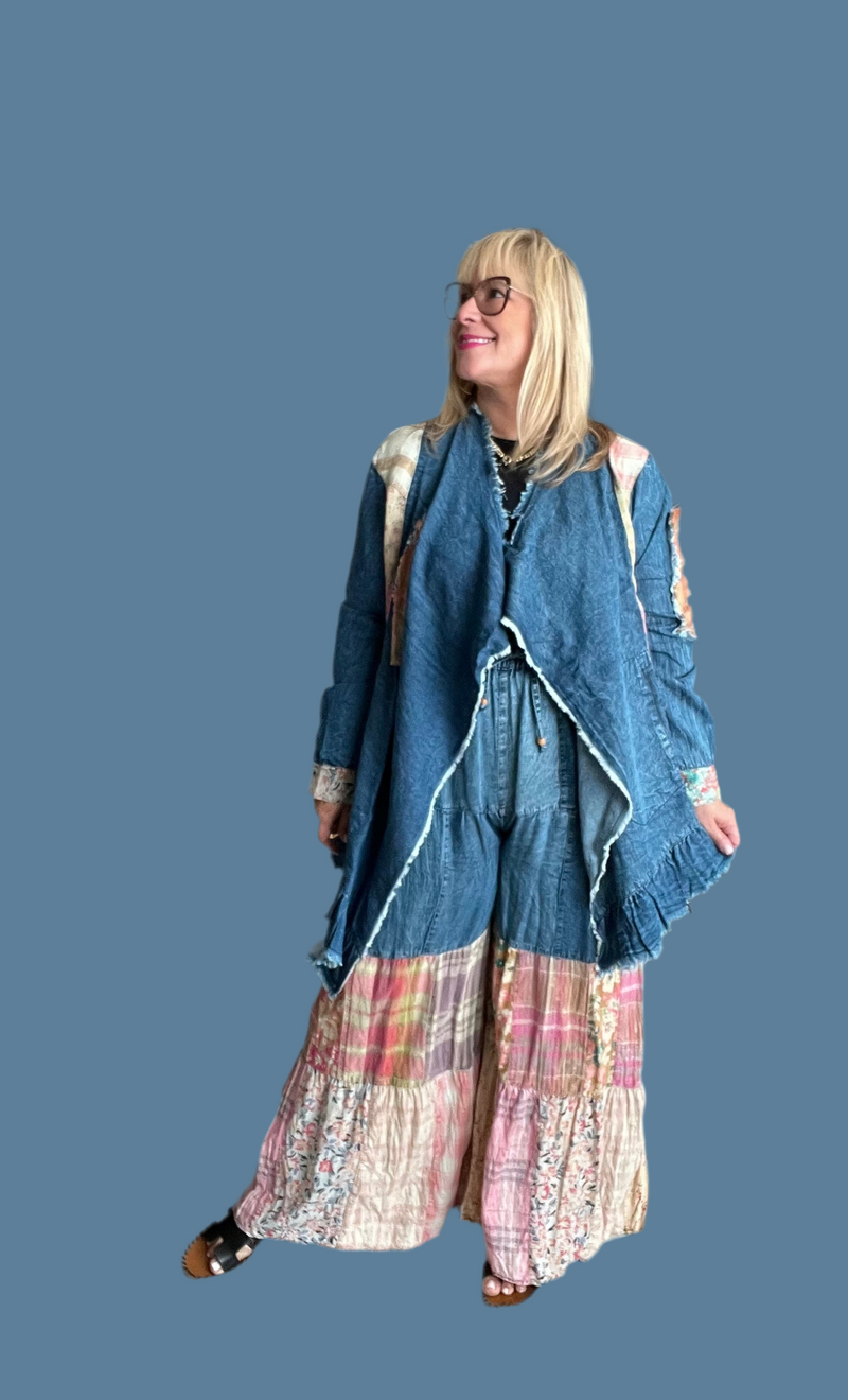 Bohemian Denim Kimono