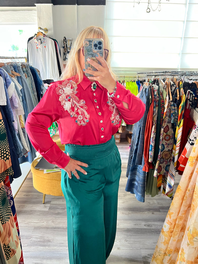 Crystal Bohemian Blouse - Bellasbylola.com