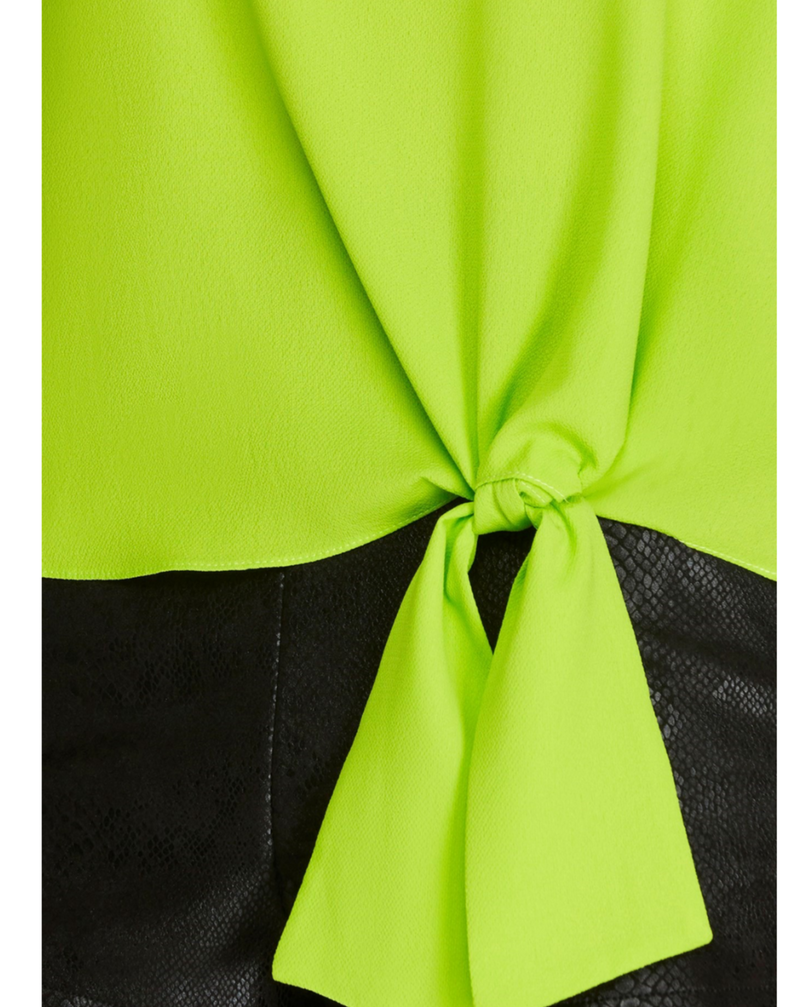 Solid Tunic Lime Top - Bella Boutique & Bellasbylola.com