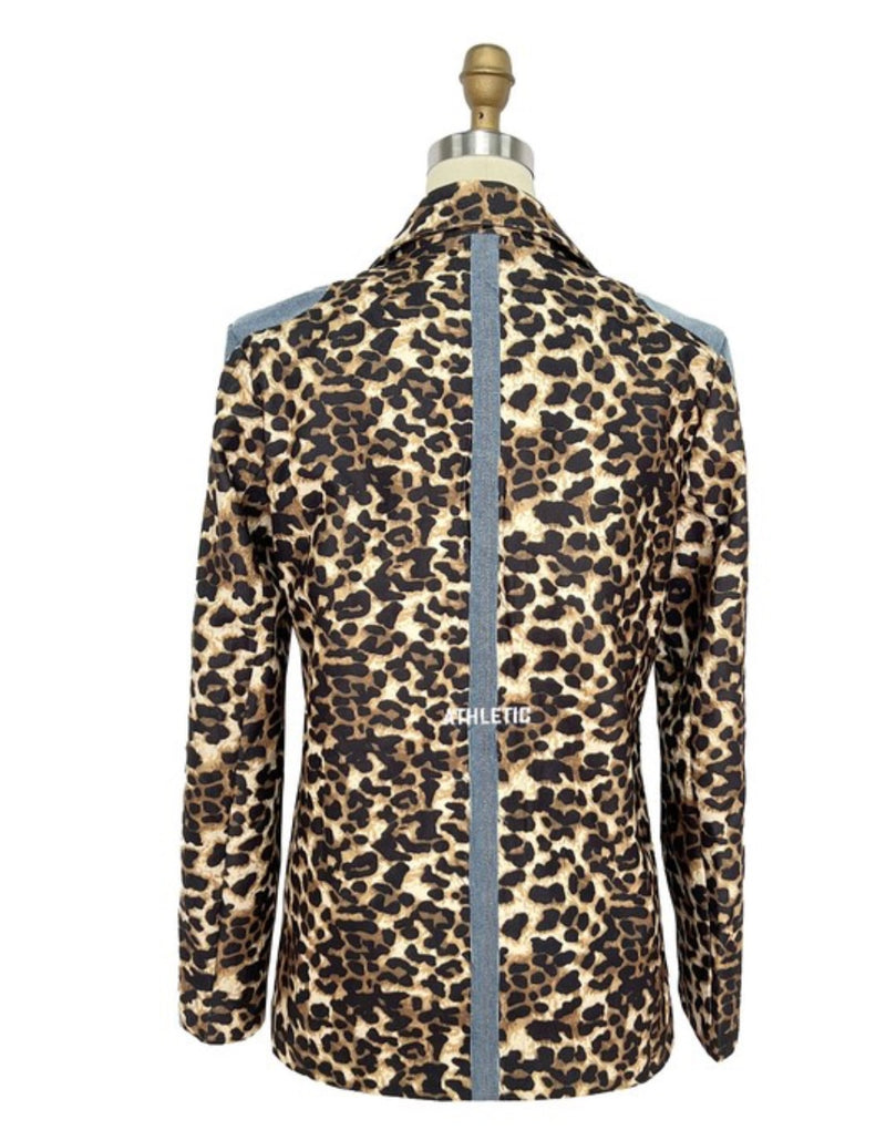 Oversized Denim -Animal Print Jacket - In store & online -New💫💃