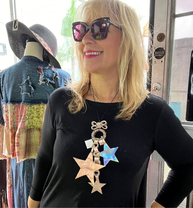 Collar Colgante con Estrella  Artesana Arlene Díaz 🇵🇷